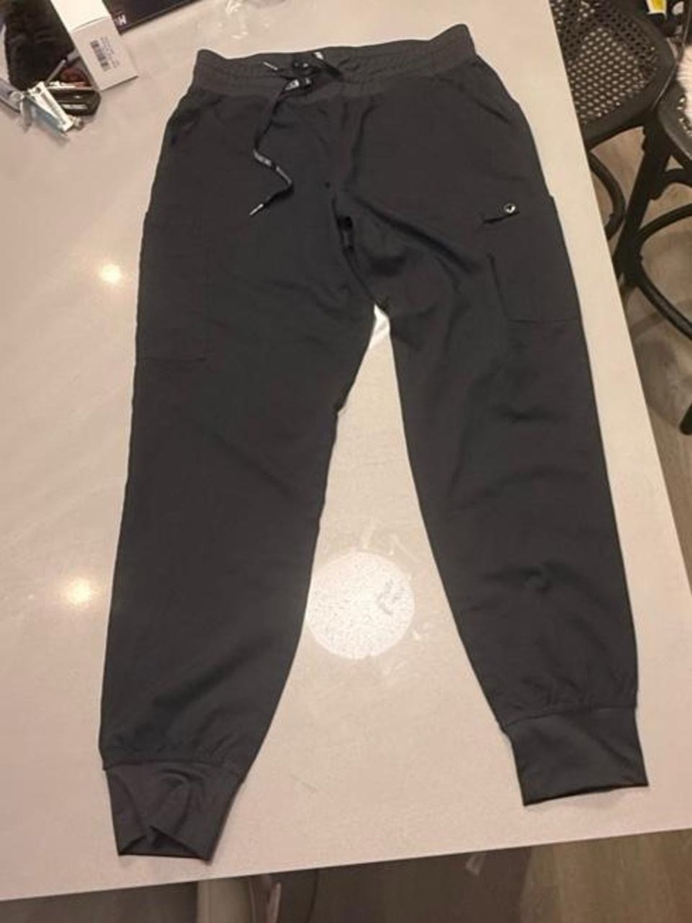 Med Couture Women's Black Jogger Scrub Pants, Size M